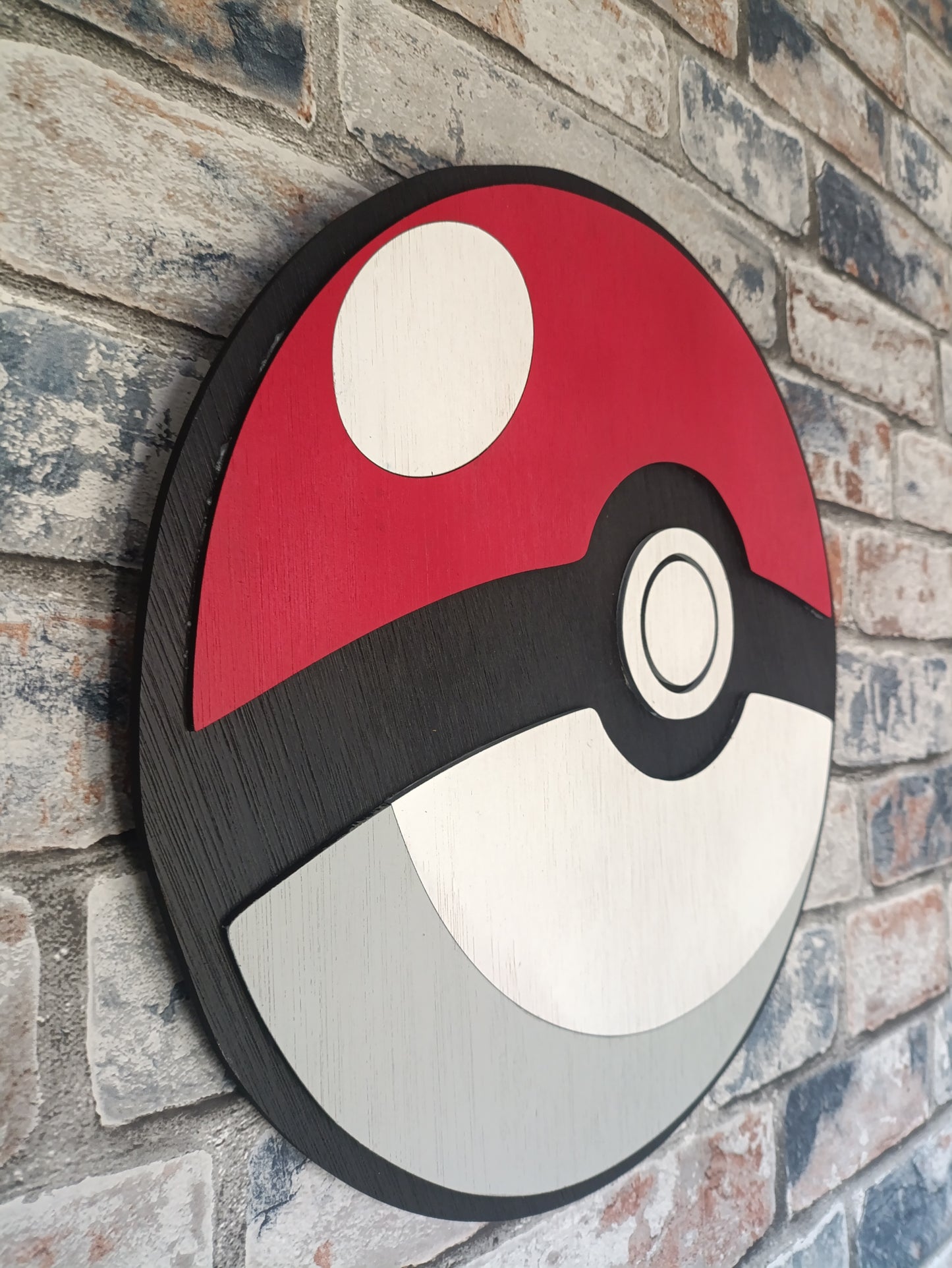 Pokemon Pokeball Wooden Wall Art