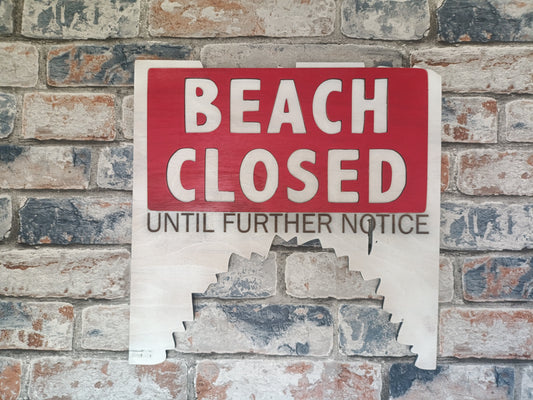 Beach Closed 3D